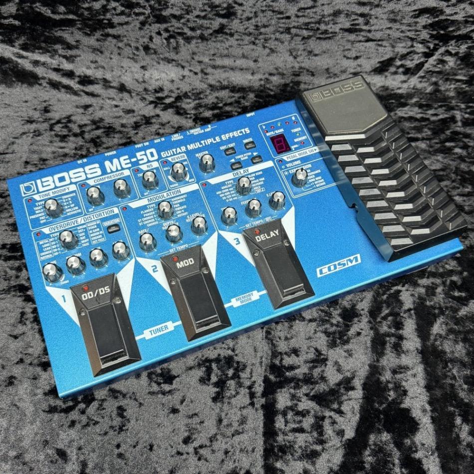 BOSS ME-50 ギター マルチエフェクター レビュー】じつは隠れた名機かも？BOSSのマルチエフェクターME-50を