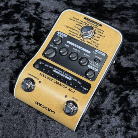 ZOOM AC-2 アコースティックエフェクター 中古　動作品 ZOOM(ズーム) / AC-2 エフェクター AC-2 ACOUSTIC CREATOR | 中古品の