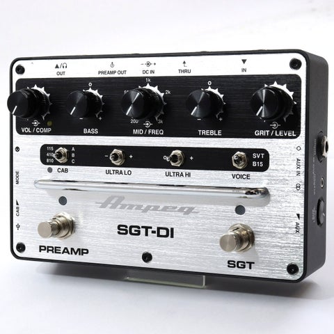 Ampeg SGT-DI プリアンプ・DIボックス Ampeg | SGT-DI :: Premium Bass Preamps and DI Pedal