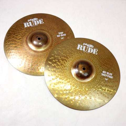 【中古】PAISTE / RUDE 14” Hi-Hat SET パイステ ハイハットシンバル 【名古屋栄店】