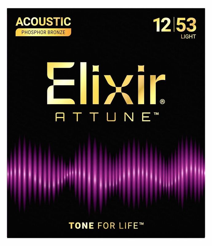 Elixir / 21052 AG PB ATTUNE L Acoustic Phosphor Bronze, .012-.053【池袋店】