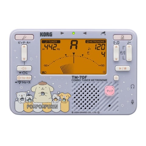KORG / TM-70C SPN サンリオコラボ ポムポムプリン Tuner Metronome