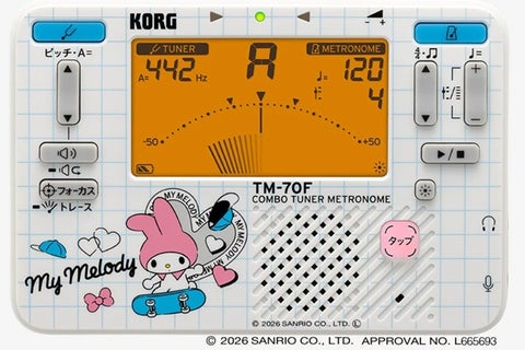KORG / TM-70C SMM サンリオコラボ マイメロディー Tuner Metronome