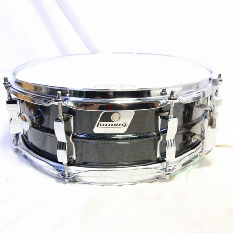 中古】LUDWIG / LM404 Acrolite 14x5 Black Galaxy アクロライト