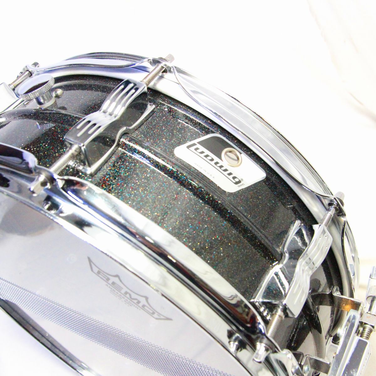 中古】LUDWIG / LM404 Acrolite 14x5 Black Galaxy アクロライト