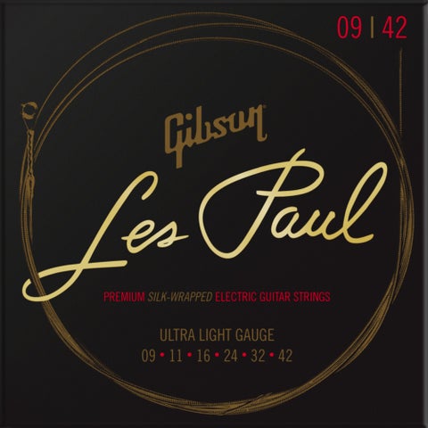 Gibson / SEG-LES9 Les Paul Premium Electric Guitar Strings Ultra-Light 09-42 エレキギター弦 【福岡店】【アウトレット特価】