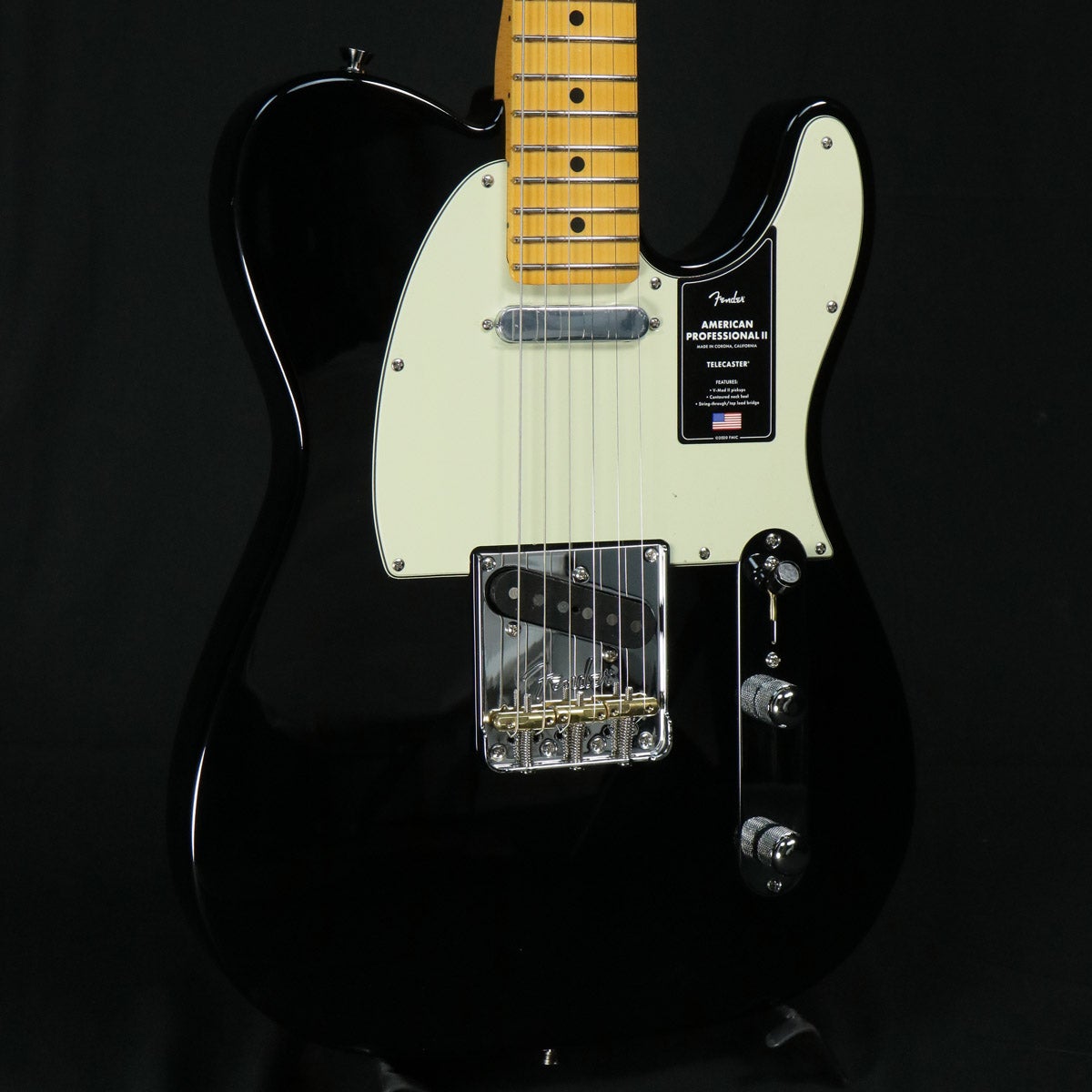 FenderUSA アメプロ テレキャスター美品　アメスタ　ケース付 Fender / American Professional II Telecaster Maple Black 【S/N