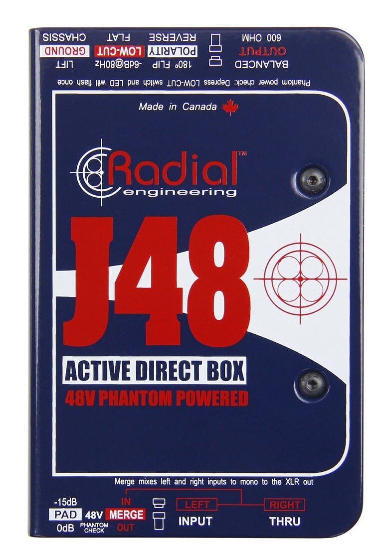 在庫有り》 Radial / J48 Premium Active DI アクティブDI ダイレクト