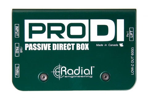 n*o様 Radial Pro DI パッシブダイレクトボックス Radial / ProDI Passive Direct Box パッシブDI PRO DI ダイレクト
