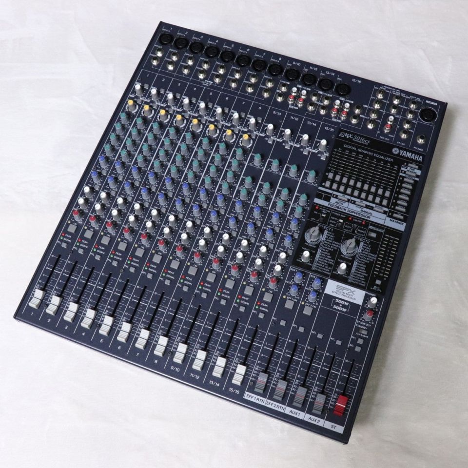 YAMAHA EMX5016CF パワードミキサー 本体 ×2 中古】YAMAHA / EMX5016CF 【梅田店】【値下げ】 | パワードミキサー