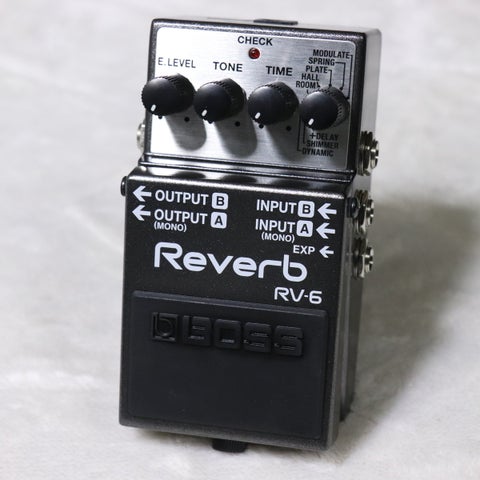 BOSS リバーブエフェクター RV-6 本体と箱付き 口に馴染んだ味噌汁みたいなもんだな、BOSS RV-6。 - 趣味はドライヴ