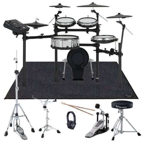 ヤマハ　電子ドラム　DTX452 & ローランドアンプ、マット、教本　その他　中古品 YAMAHA DTX402 シリーズ DTX452KS 選べるドラムマットセット