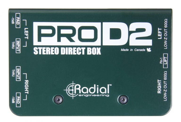 Radial PRO DI ダイレクトボックス 2個セット 楽器、器材 RADIAL