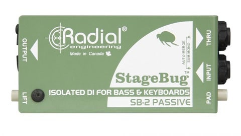 《在庫有り》Radial / StageBug SB-2 Compact Passive DI コンパクト・パッシブDI ダイレクトボックス ラディアル 【国内正規代理店商品】