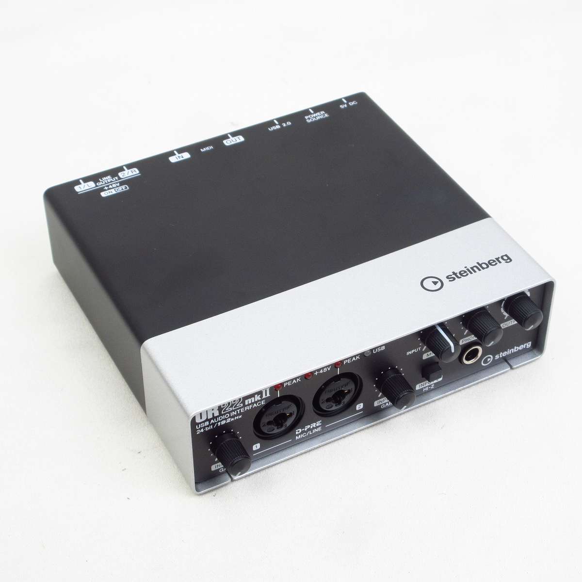 【小難あり】steinberg UR22mkII オーディオインターフェイス STEINBERG ( スタインバーグ ) UR22mkII オーディオインターフェイス