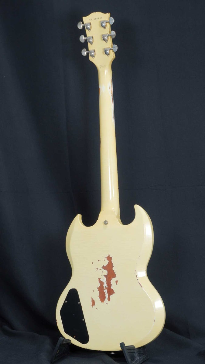GIBSON CUSTOM / Limited Edition Murphy Lab SG Custom w/Batwing, P-90 Heavy Aged Classic White 【오차노미즈 본점 FINEST GUITARS】 사진 4