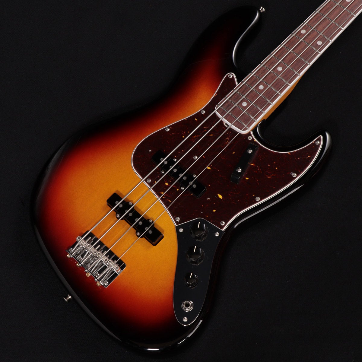 1966年絶版米国二元 Fender American Vintage II 1966 Jazz Bass 3-Color Sunburst エレキ