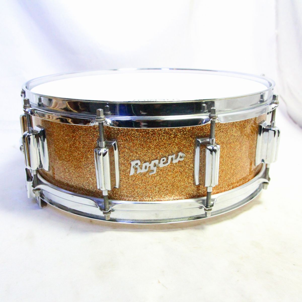 中古】ROGERS / 1960s No.32 Wood Dynasonic 14x5 Sparkling Gold