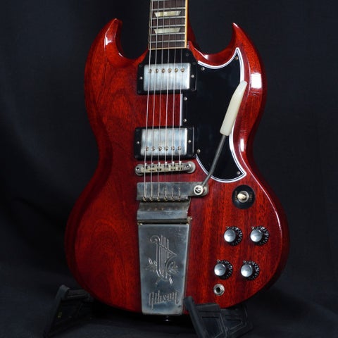 【中古】GIBSON CUSTOM / Murphy Lab 1964 SG Standard Reissue w/Maestro Long Vibrola Ultra Light Aged -2024- Cherry Red 【御茶ノ水本店FINEST GUITARS】