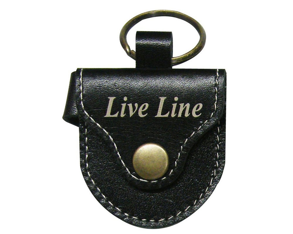 (未使用･未開封品)　LIVE LINE ライブ ライン　レザーピックケース　Black　LPC1200BK 60wa65s LIVE LINE / Leather Pick Case LPC1200BK ブラック レザーピック