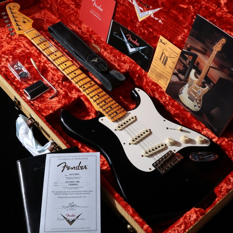 Fender Custom Shop / 1956 Stratocaster Journeyman Relic Aged Black