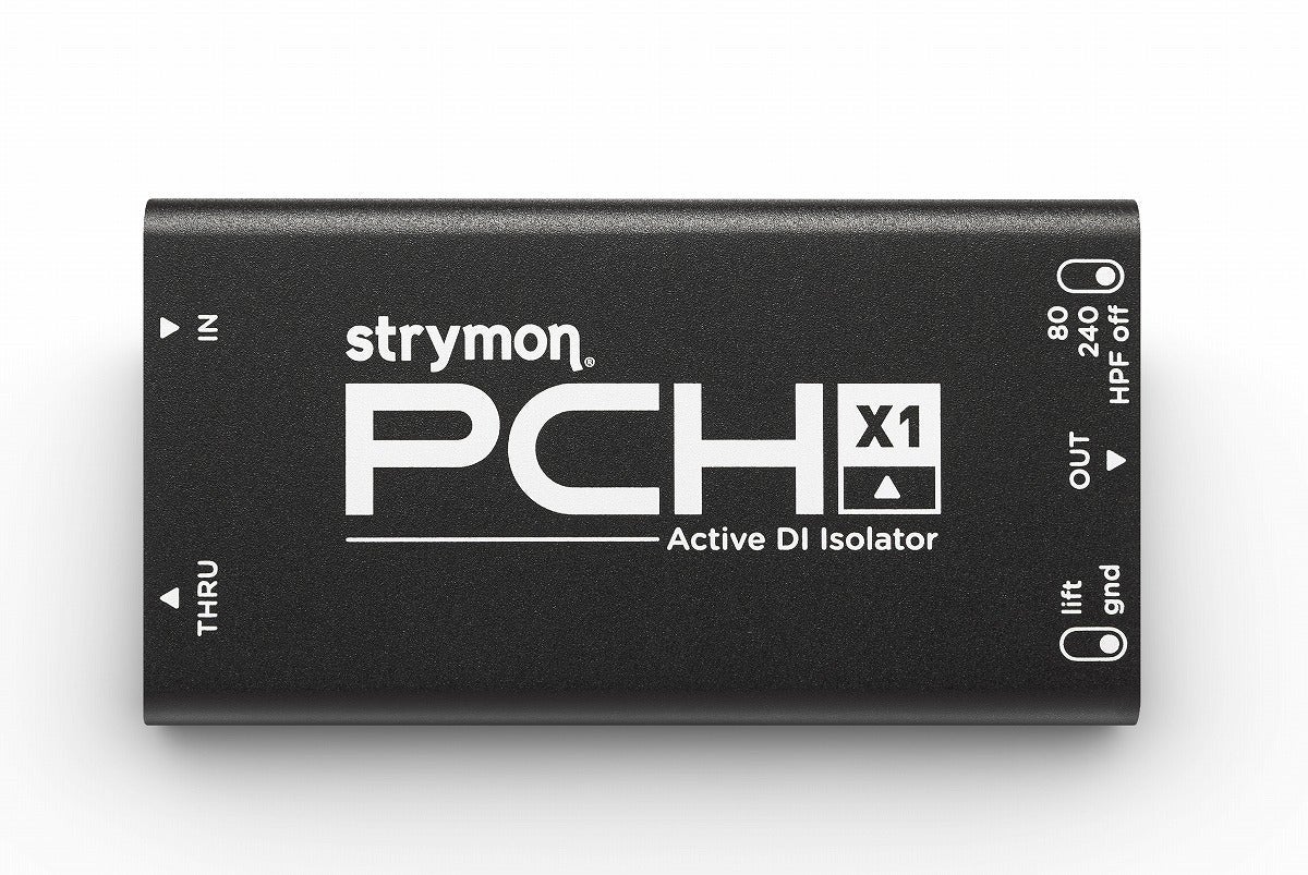 新製品】 Strymon / PCH X1 Active DI Isolator モノラルD.I