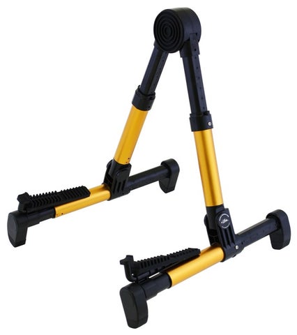Aria アリア / GSC-220 Gold Guitar Stand 折りたたみギタースタンド【池袋店】