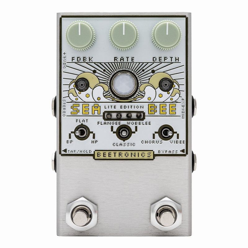 B.Y.O.C アナログコーラス Analog Chorus 新製品】 Beetronics / SEABEE LITE Cream Analog Chorus アナログ