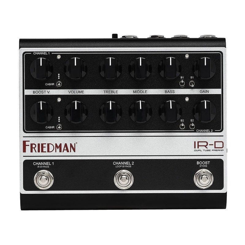 [伝統のDirty Shirley/Twin Sisterヘッドアンプ を彷彿とさせるサウンドとレスポンス!]  Friedman / IR-D Dual Tube Preamp フリードマン プリアンプ 【メーカー正規3年保証】【国内正規品】