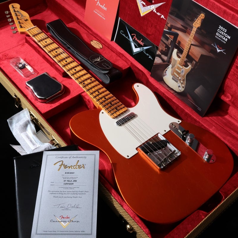 Fender Custom Shop / 2023 Time Machine Collection 1957 Telecaster Journeyman Relic Aged Candy Tangerine【御茶ノ水本店】【値下げ】