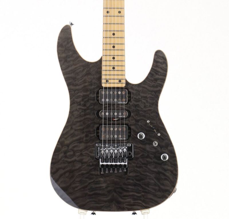 ギター Schecter NV3-24AL/STBK/M 中古】SCHECTER / NV-3-24-AL See-Thru Black 【御茶ノ水本店