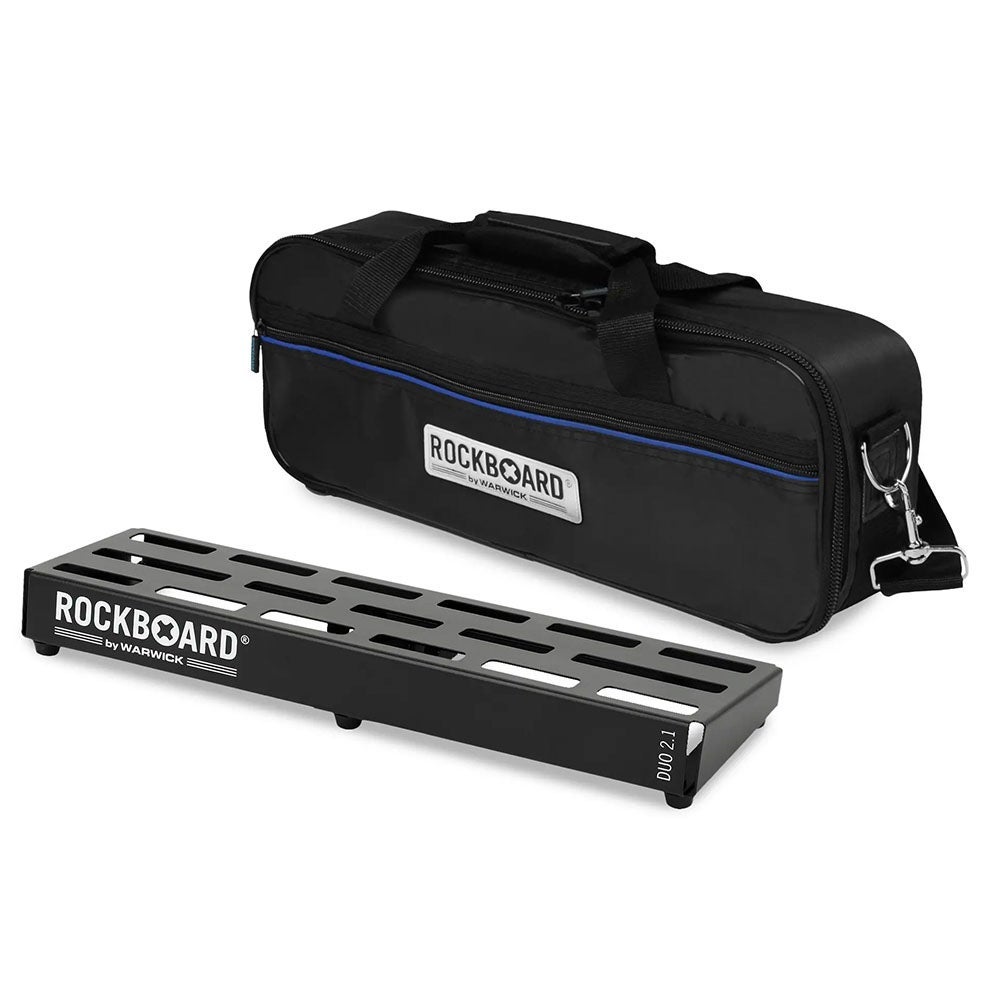 RockBoard by WARWICK / DUO 2.1, Pedalboard with Gig Bag Pedalboard