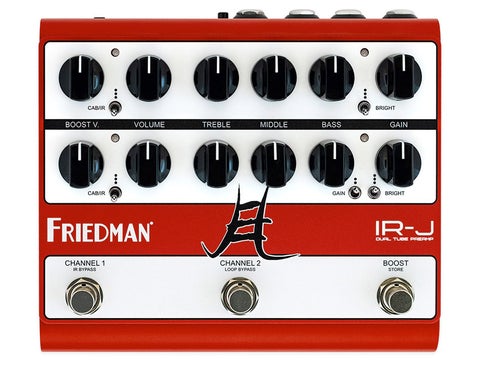 Friedman / IR-J Dual Tube Preamp Jake E Lee Singnature ジェイク・E・リー フリードマン プリアンプ 【国内正規品】