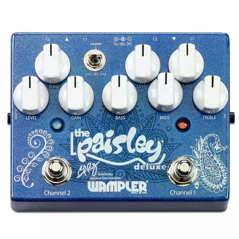 《購入特典有り》Wampler Pedals / Paisley Drive Deluxe Brad Paisley Signature Model ブラッド・ペイズリー オーバードライブペダル 【国内正規品】