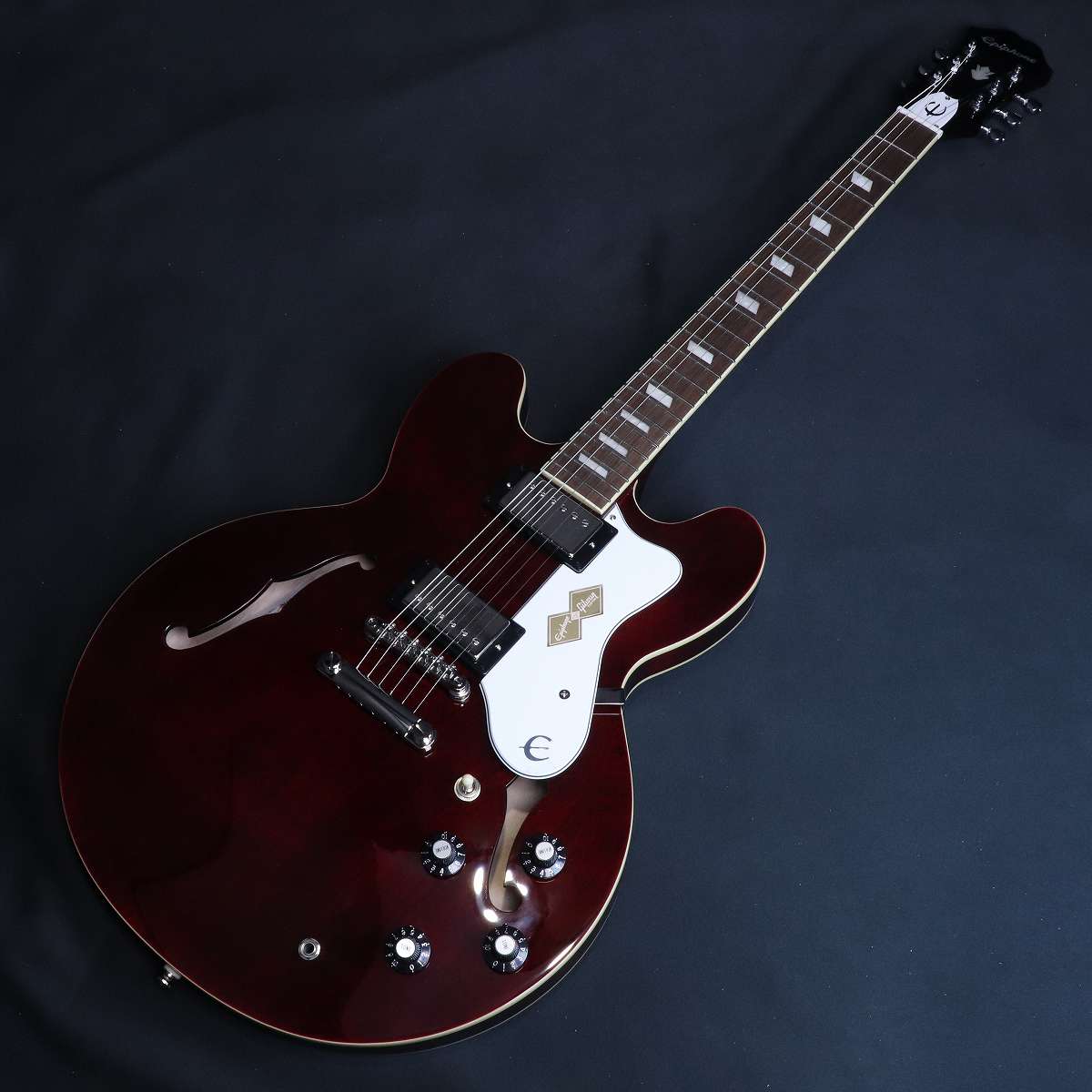 特典付き》Epiphone / Noel Gallagher Riviera Dark Wine Red ノエル