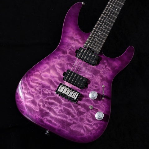 CHARVEL / Pro-Mod Plus DK24 HH HT EB QM Ebony Fingerboard - Violet Radiance (重量:2.95kg) 【御茶ノ水本店】