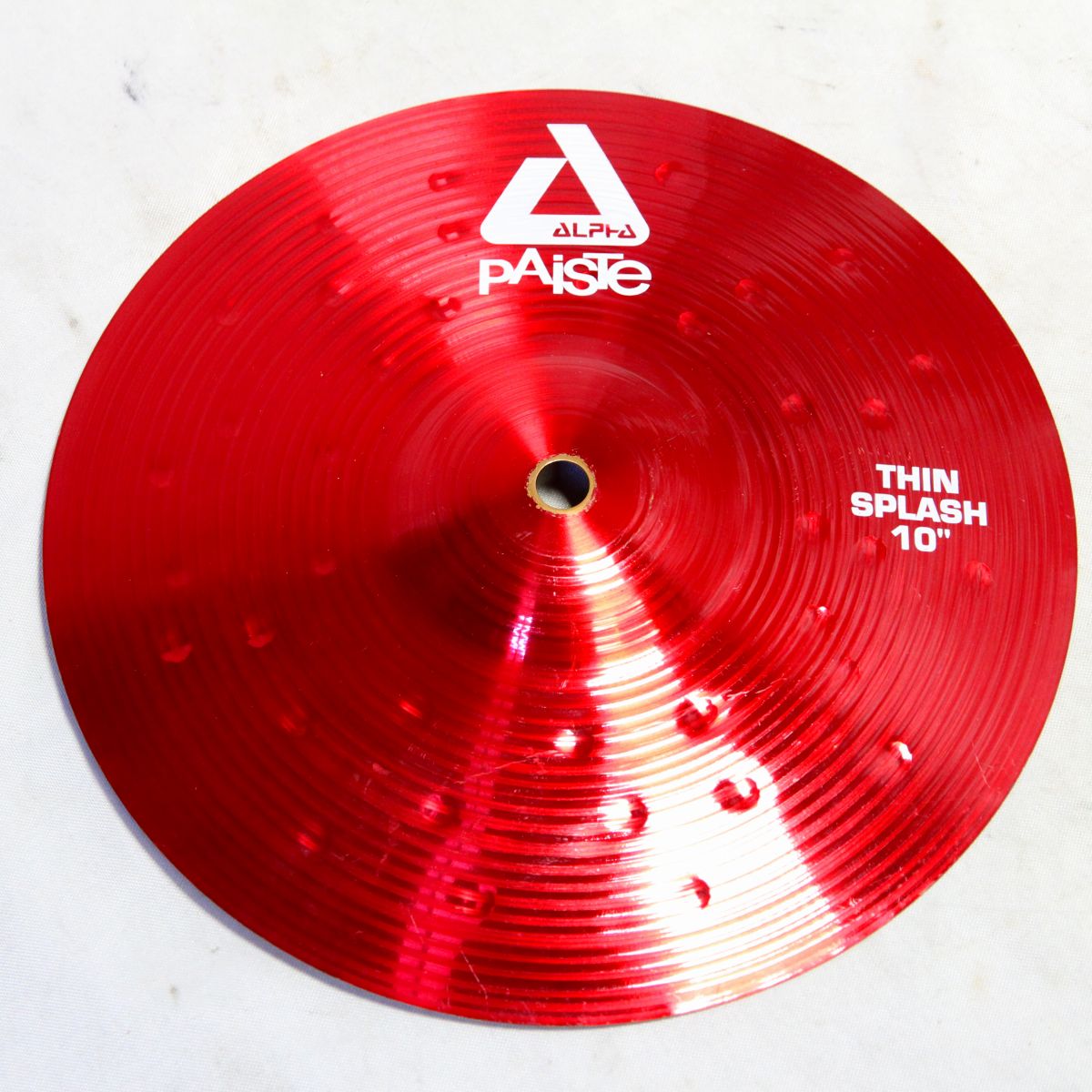 中古】PAISTE / ALPHA THIN SPLASH RED 10インチ パイステ