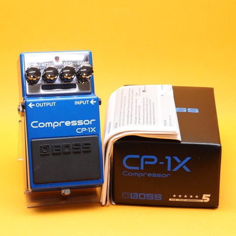 動作確認品｜BOSS CP-1X｜ギターエフェクター｜コンプレッサー 機材レビュー]BOSS Compressor CP-1X｜Croquetteギター機材研究