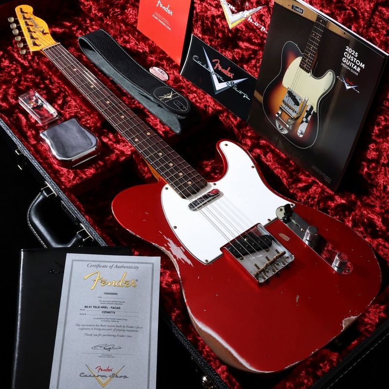 Fender Custom Shop / 2025 Time Machine Collection 1961 Telecaster Heavy Relic Faded Aged Candy Apple Red【御茶ノ水本店】【値下げ】