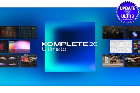 Native Instruments / Komplete 26 Ultimate Update for Ultimate 13 and older【メール納品 代引不可】