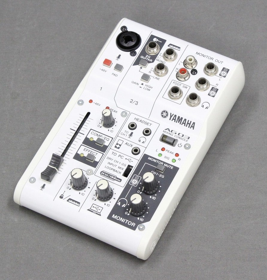 中古】 YAMAHA / AG03 【御茶ノ水本店】 | アナログミキサー