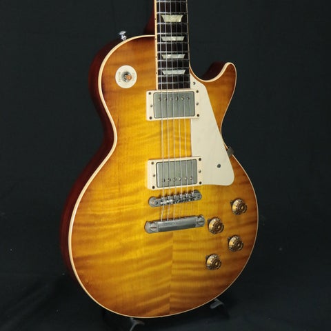 【中古】Gibson Custom / Historic Collection 1958 Les Paul STD Reissue Figurd-top VOS Slow-ice-tea-fade 2011 【名古屋栄店】
