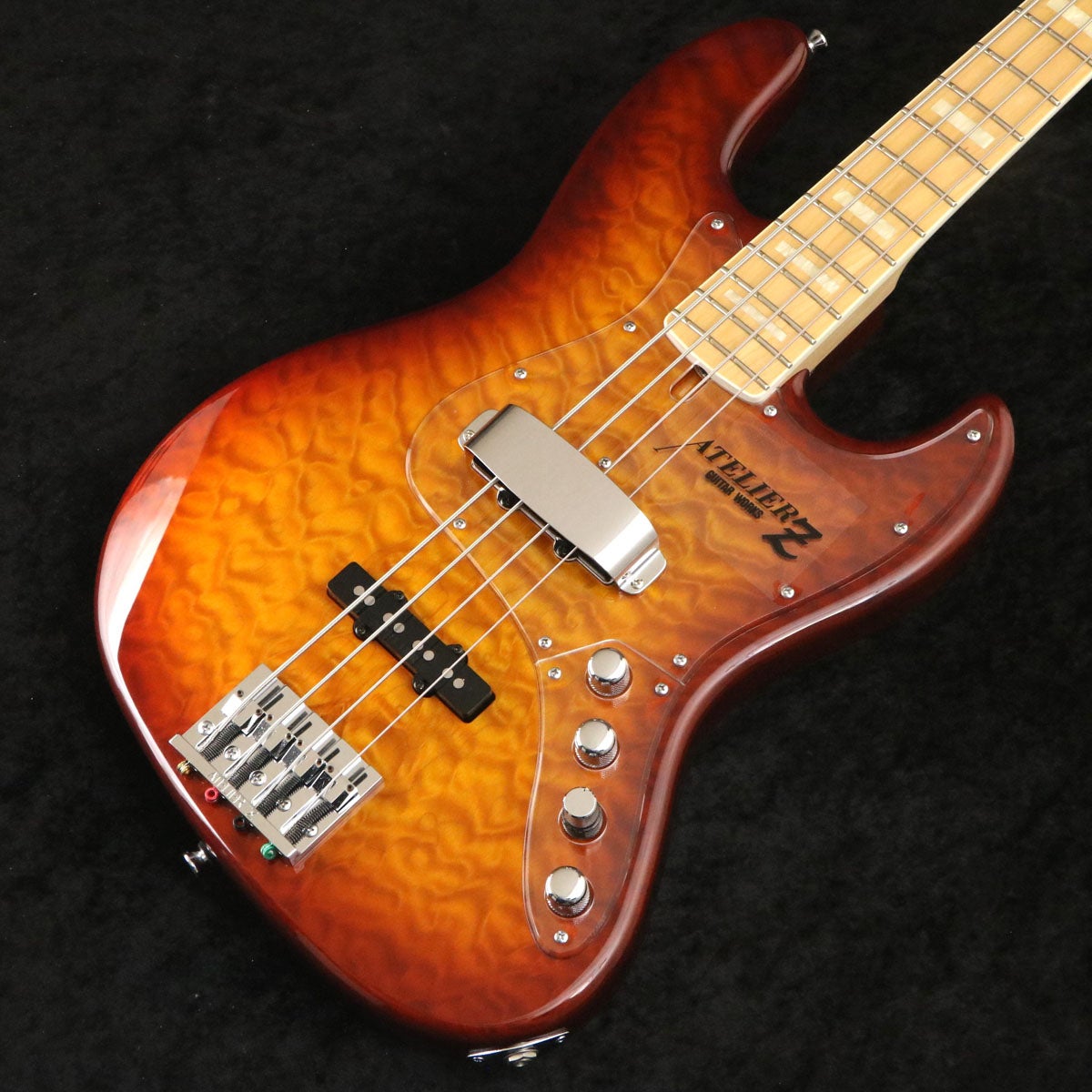中古】ATELIER Z / M#245 Orange Burst Quilt Maple Top Custom