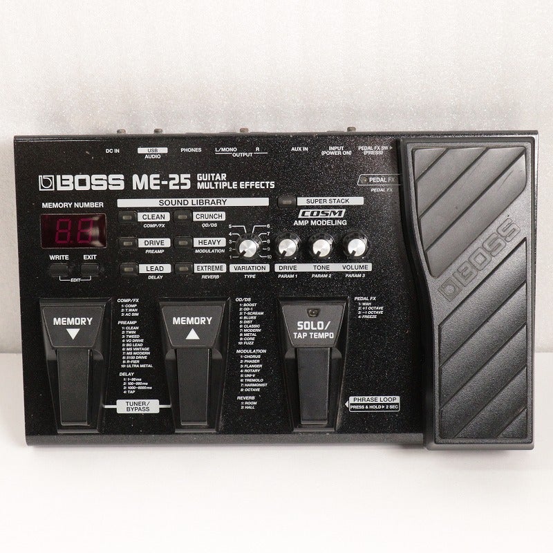 BOSSマルチエフェクターME-25　中古美品 BOSS ME-25（中古）【楽器検索デジマート】
