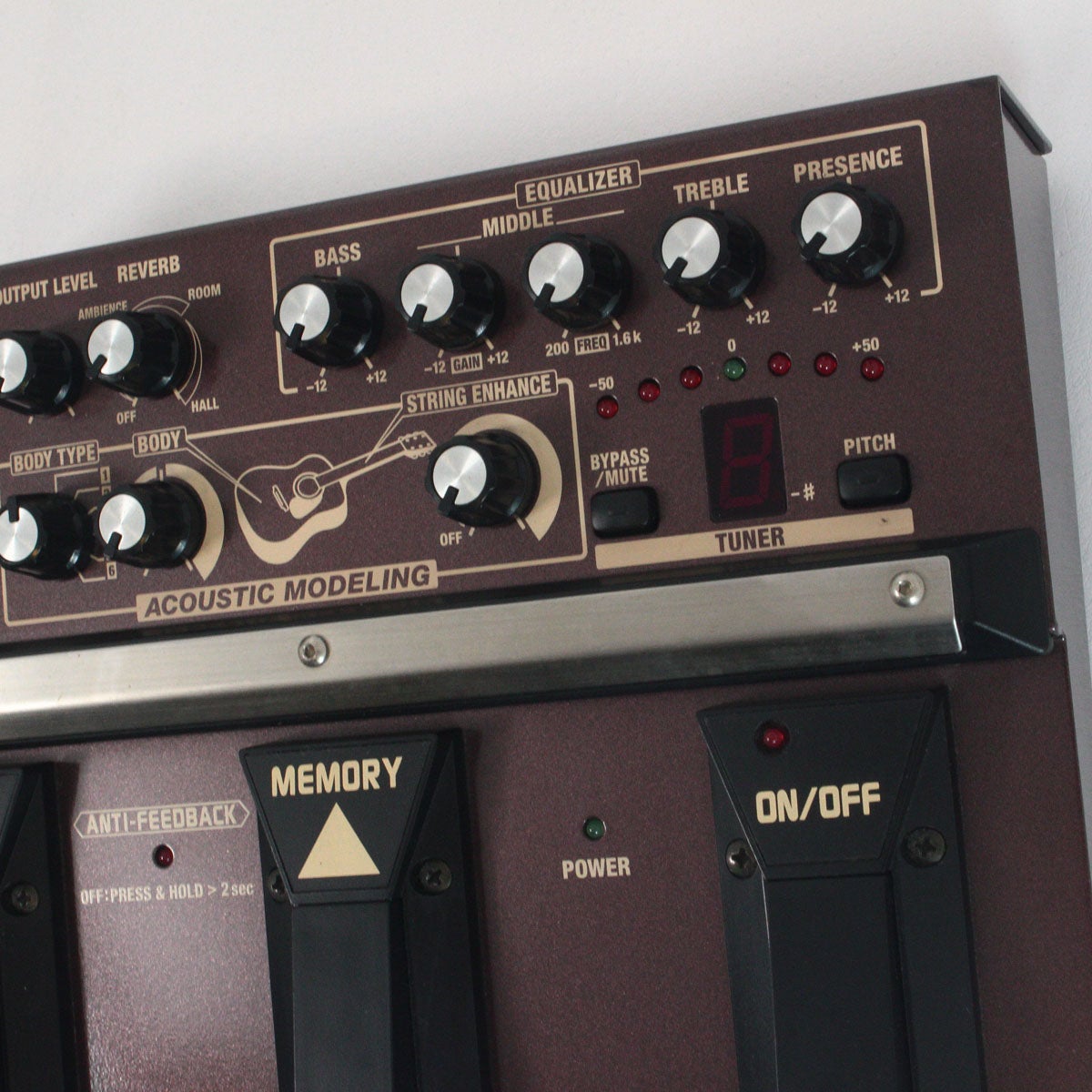 BOSS AD-8アコースティックギターエフェクターハードケース付き BOSS AD-8アコースティックギターエフェクターハードケース付き BOSS