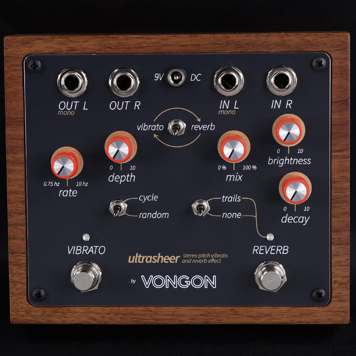 VONGON ultrasheer ステレオリバーブ VONGON / Ultrasheer Stereo Reverb/Vibrato ステレオ・リバーブ