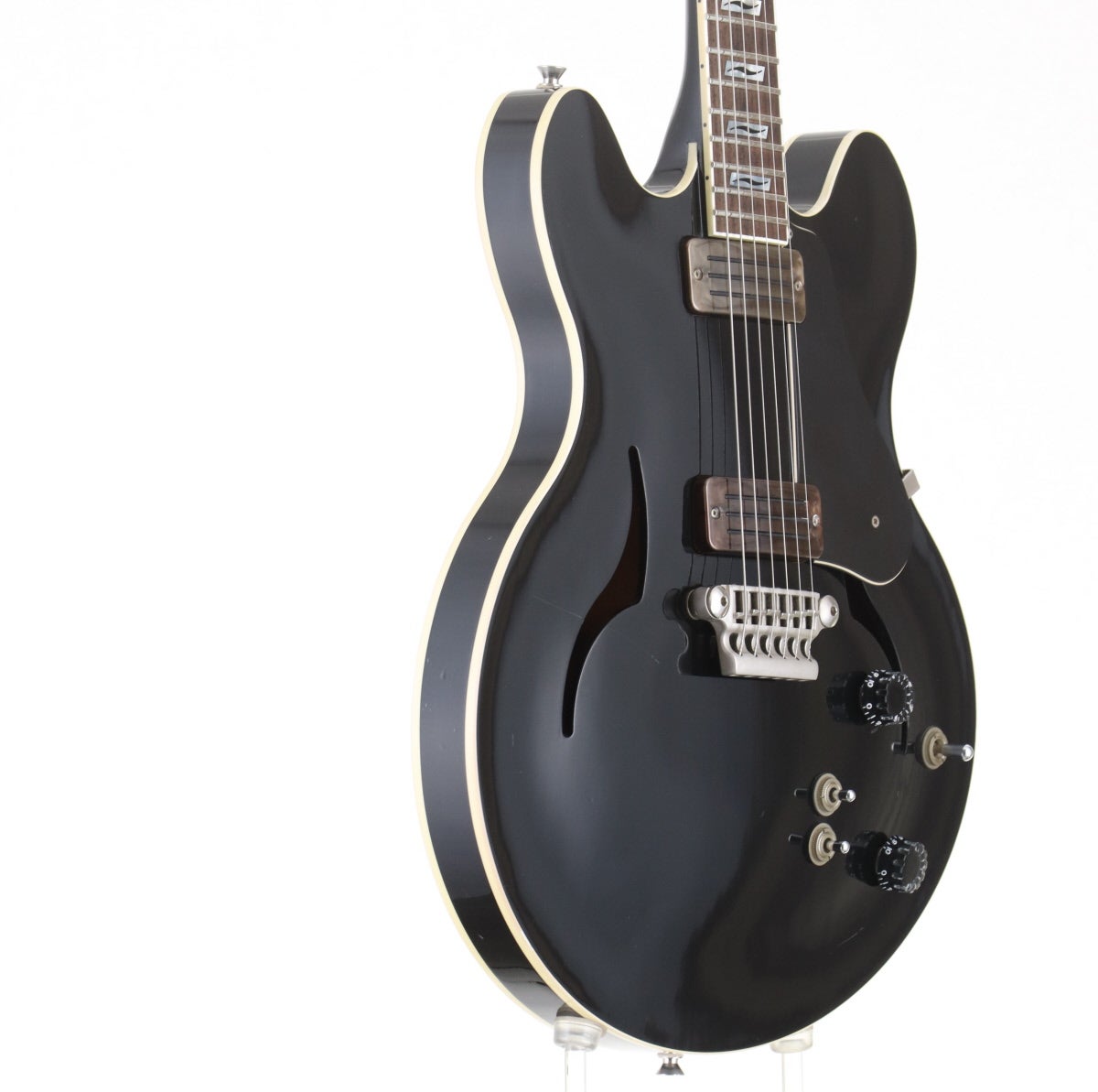 Vox ギター VIRAGE セミホロウ DCブラック 専用 ケース付き 中古】VOX / Virage VGDC Double Cutaway Black [2.94kg/2008年製