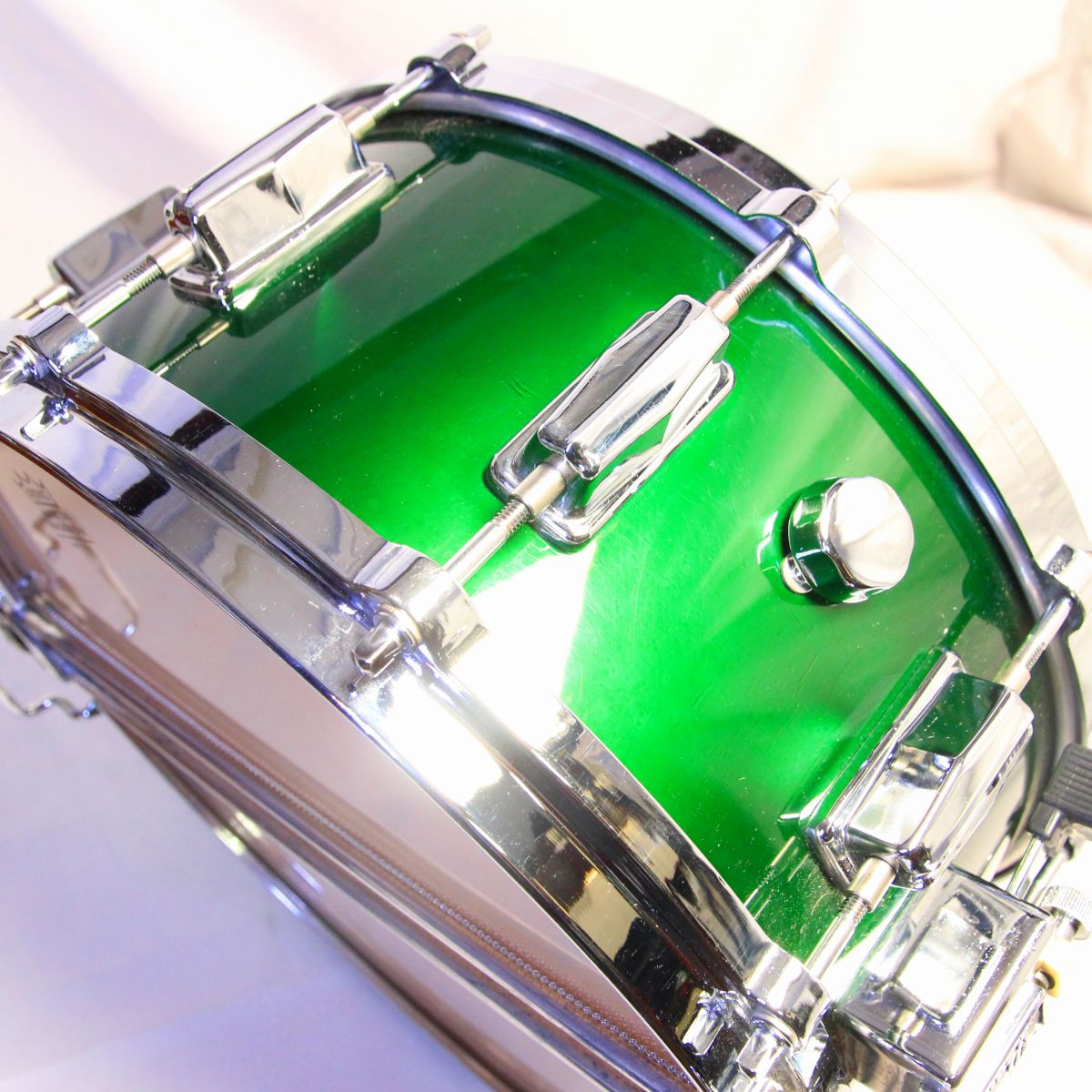 中古】PEARL / GA-414D #61 Green Flash 14x6.5 80s Maple Fiber Glass