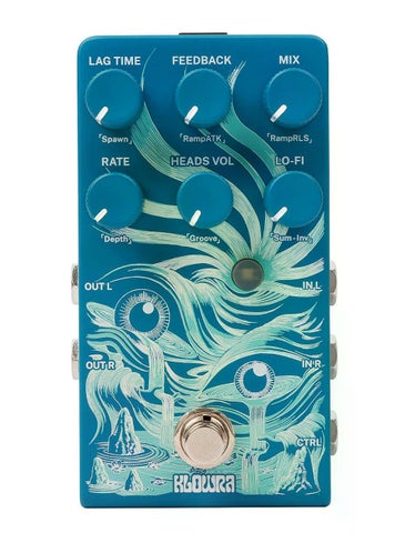 【新製品】 Klowra クロウラ / Rilum Multi-head Delay マルチヘッドディレイエフェクトペダル KBS-05 ライラム ディレイ ギターエフェクター【国内正規品】