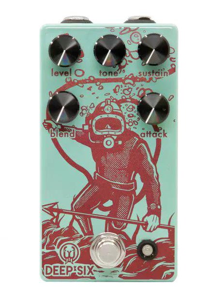 《特典有り》[往年の名機達よりインスパイア/スタジオグレードコンプレッサー]  Walrus Audio / Deep Six Compressor V3 WAL-DEEP/V3 ディープ・シックス・コンプレッサー ウォルラスオーディオ
